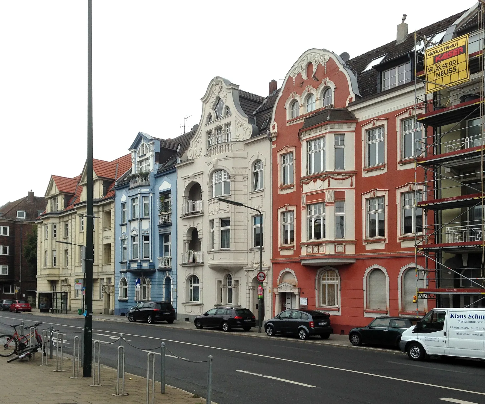 Denkmalgeschützte Wohnhäuser Düsseldorfer Straße 8–16 (1905–1909) – Düsseldorf-Oberkassel